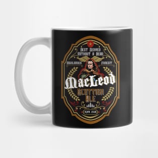 Connor MacLeod Scottish Ale Label Mug